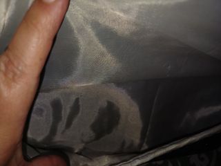 Bolso de mano de rafia negro