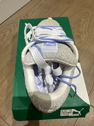 Zapatillas Puma Suede Grises y Blancas