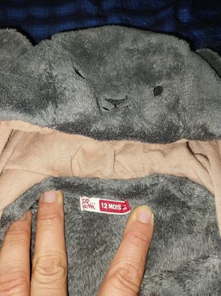 Tuta bimbo orsetto grigia