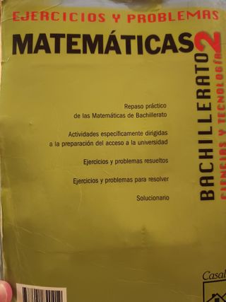 Libro Matemática 2 Bachillerato 