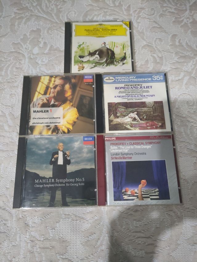 10 CDs Música Clásica: Mahler, Dvorak, Tchaikovsky