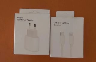 Cargador USB-C 20W y Cable Lightning