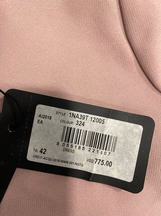 Vestido Emporio Armani Rosa