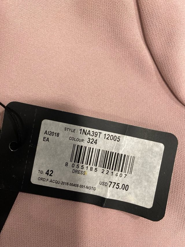 Vestido Emporio Armani Rosa