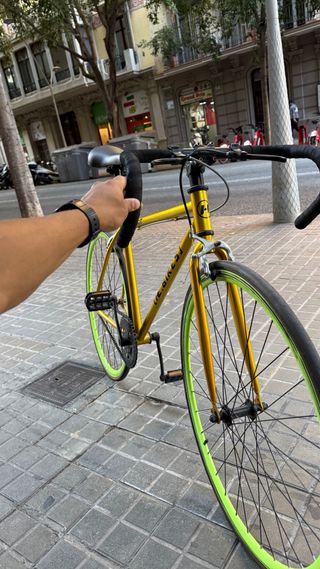 Bicicleta HELLIOT de carretera BUJE "flip-flop" 