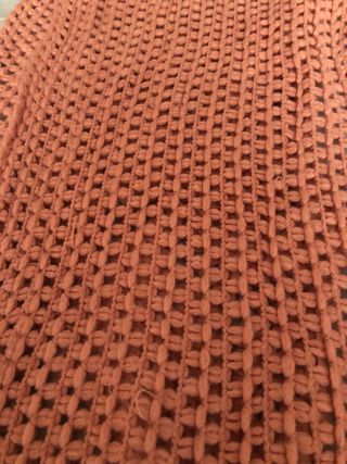 Bufanda coral de lana