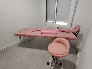 Camilla con asiento para masajes Quiromed