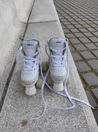 Patines Oxelo blancos poco usados