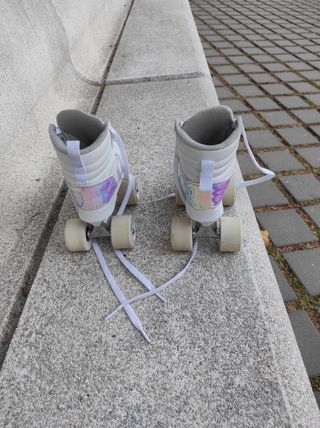 Patines Oxelo blancos poco usados