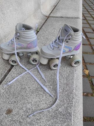 Patines Oxelo blancos poco usados