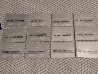 Lote de libretos Seiko A158