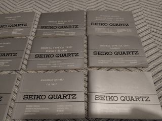 Lote de libretos Seiko A158