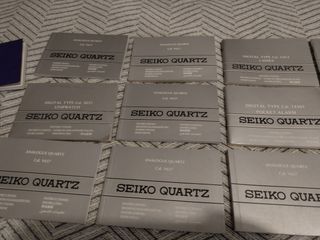 Lote de libretos Seiko A158