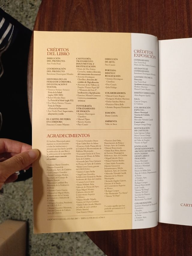 Historia y carteles de las Ferias de Córdoba