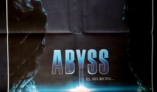 Cartel de cine original Abyss (James Cameron 1989)