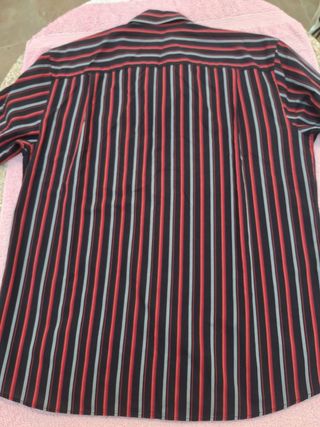 Camisa de rayas hombre T4. Medidas en descripción