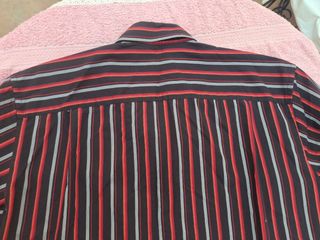 Camisa de rayas hombre T4. Medidas en descripción