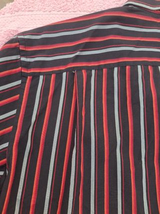 Camisa de rayas hombre T4. Medidas en descripción