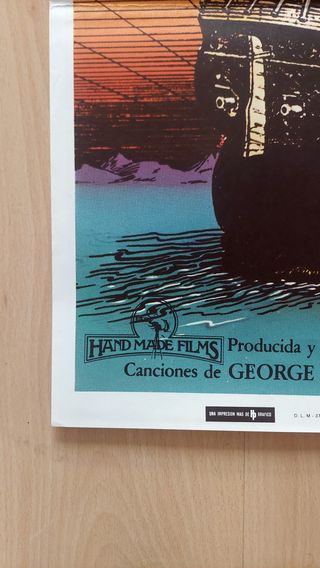 Cartel Los Héroes del Tiempo (Monty Python 1981)