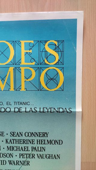 Cartel Los Héroes del Tiempo (Monty Python 1981)