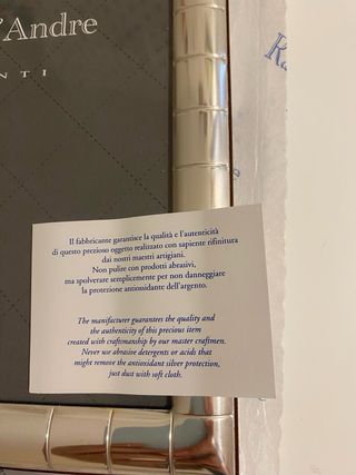 Porta Retrato Rafael D'Andre Prata