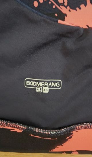 Sujetador deportivo Boomerang estampado Talla XL