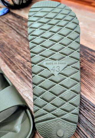 Sandalias Ellesse Goma Talla 43 Verde Oliva