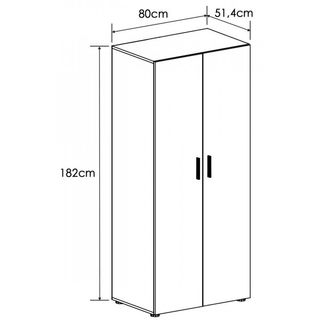 Armario beige y gris