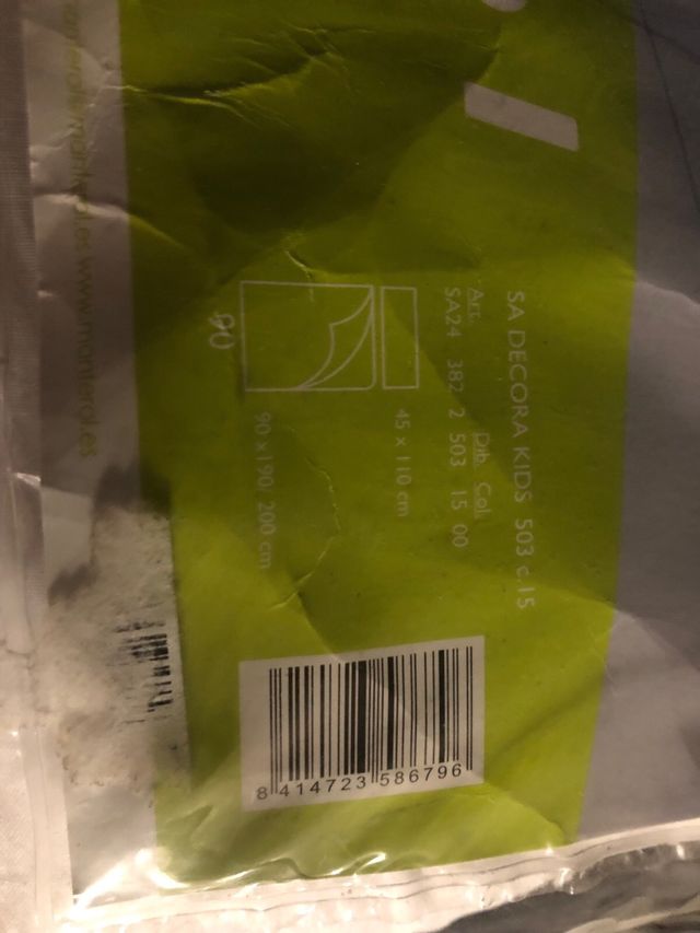 Nordico tipo saco 90x190