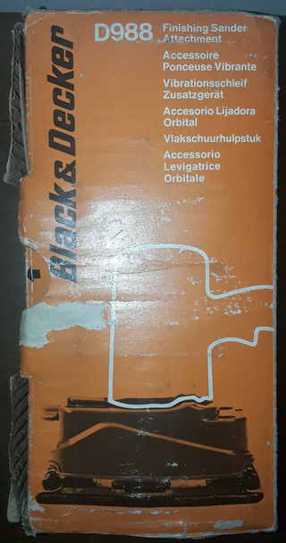 Berbequim Black & Decker + Lixadora orbital