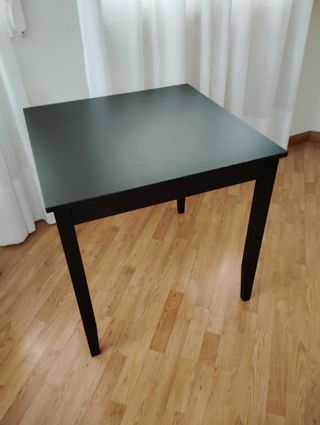 Tavolo nero Ikea 75x75