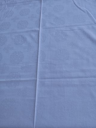 Tovaglia bianca cotone lavorato leggerissima