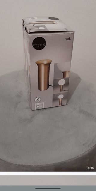 Lampada da comodino Hoki Inspire dorata