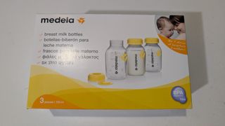Botes,bolsas y biberon Medela para leche materna