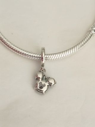 Charm Silueta Minnie Disney  para pulsera Pandora 