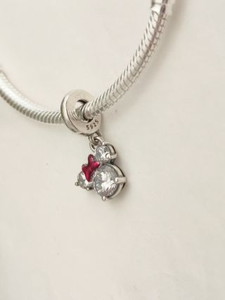 Charm Silueta Minnie Disney  para pulsera Pandora 