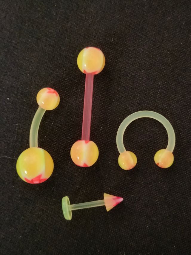 Variedad de Piercings para Oreja, Ombligo, Ceja