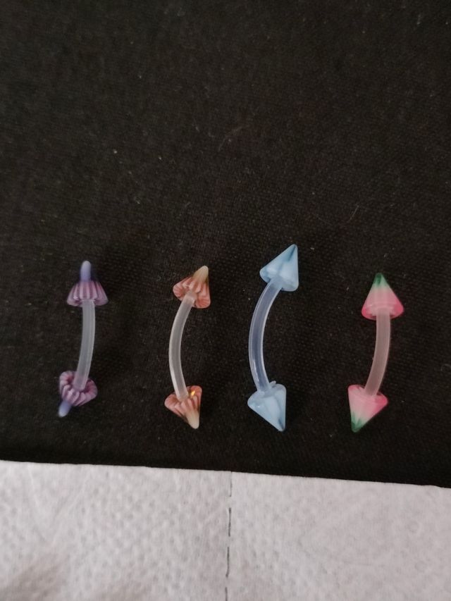 Variedad de Piercings para Oreja, Ombligo, Ceja