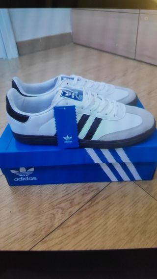 Zapatillas Adidas Samba Blancas y Negras