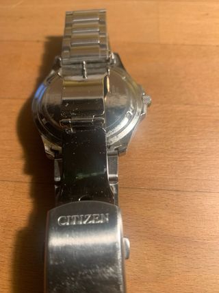 Reloj Citizen Eco-Drive Verde y Plateado