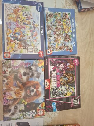 Puzzles de 200 y 500 fichas
