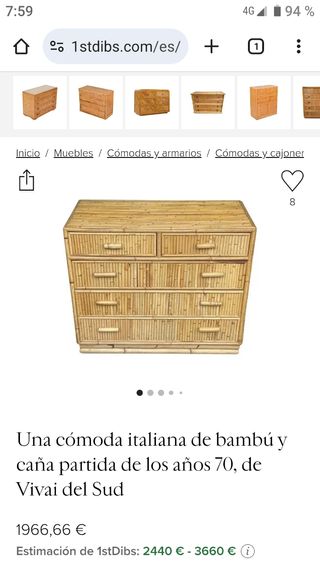 OFERTA!!Muebles vintage de Vivai del Sud