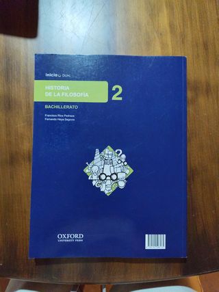 Inicia Historia de la Filosofía 2.º Bachillerat...