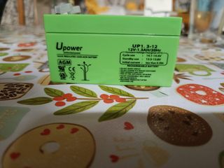 Batería UPower 12V 1.3AH AGM