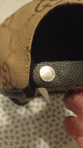 Gorra Gucci Marrón/Beige