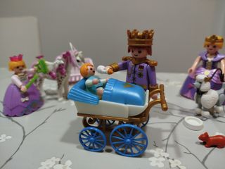 Playmobil Reyes, Princesa, Unicornio y Bebé