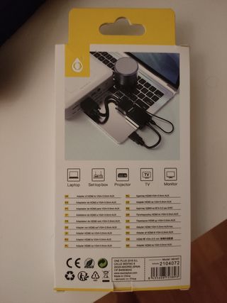 Adaptador HDMI a VGA + Audio 3.5mm