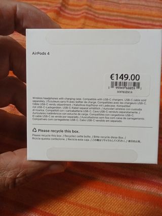 Caja AirPods 4 ORIGINAL