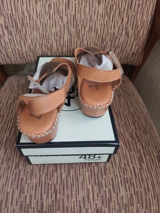 Sandalias de piel 48 horas mujer