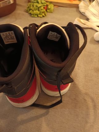 Zapatillas Puma Altas Rojas y Blancas, auténticos.